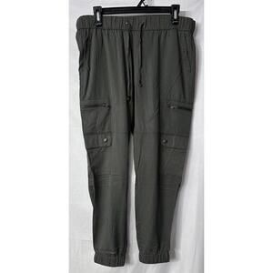NWT Banana Republic Womens Green Lyocell Soft‎ Cargo Stretch Pants Size Medium
